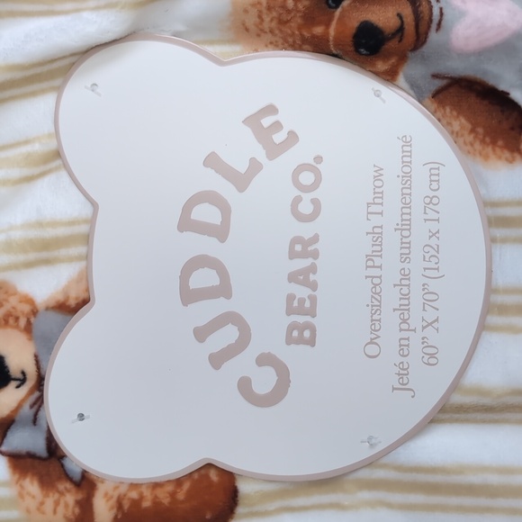 Cuddle Bear Co. Oversized Plush  Teddy Bear Throw Blanket 🧸 - Picture 4 of 8